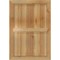 Ekena Millwork Framed Board-n-Batten Shutters, Rough Sawn Western Red Cedar, 21 1/2W x 31H, PR RBF06S21X031RWR - alternate 2